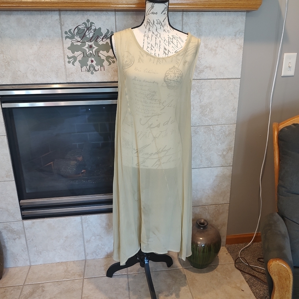 Cachaca Size Small Mild Olive Two Dress Overlay Combo! - Picture 12 of 14